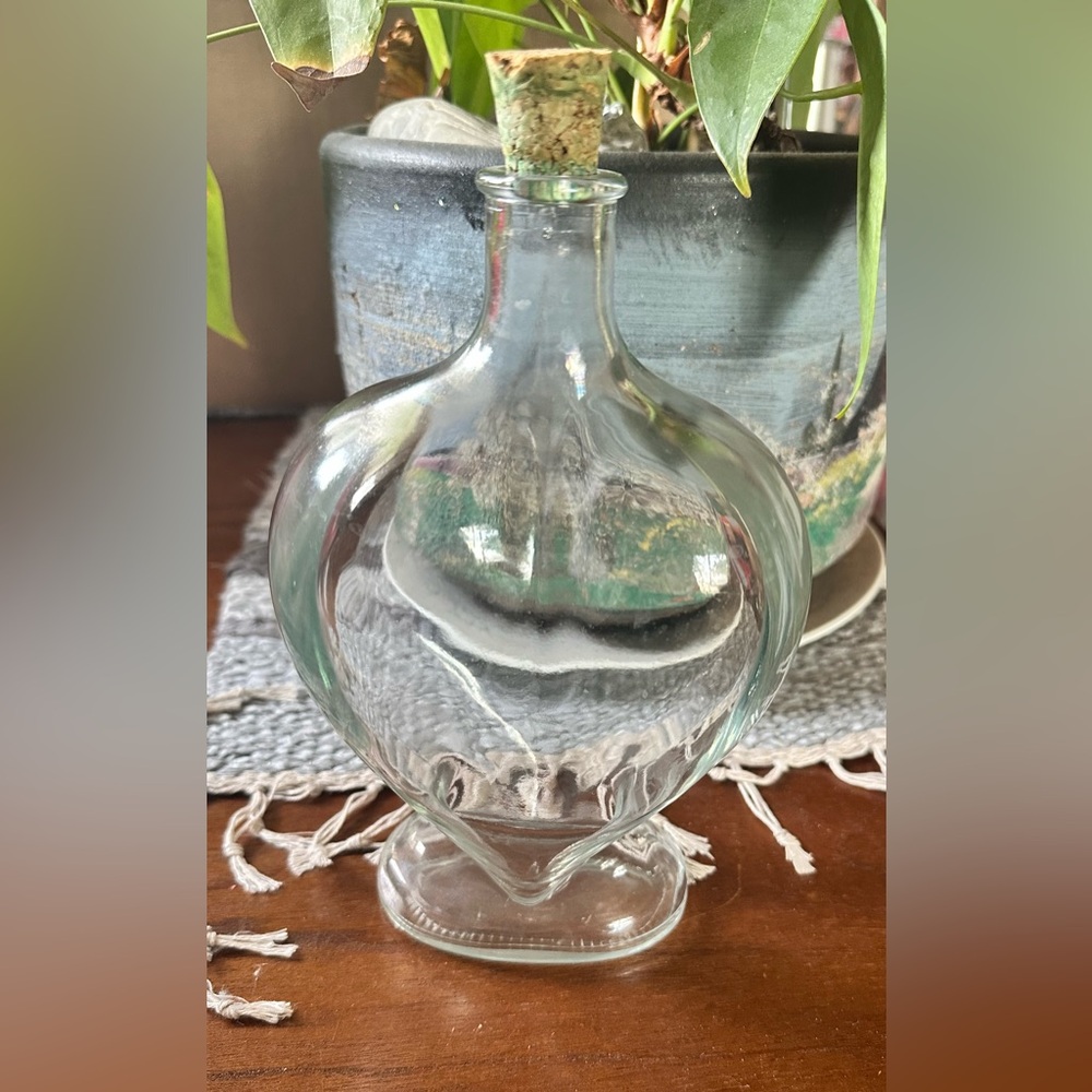 Elegant Clear Glass Vase